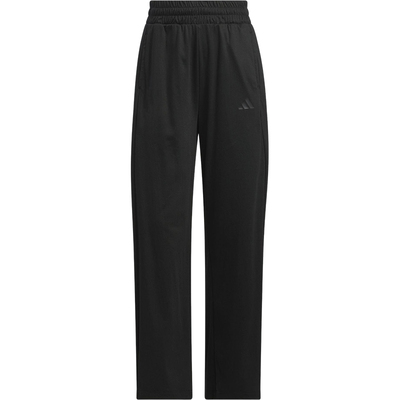 Adidas/阿迪达斯正品2025女士高腰直筒针织运动长裤JN0721