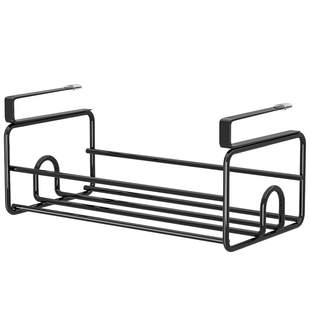 纸巾盒厨房柜子下倒挂抽纸盒家用悬挂式铁艺纸巾架洗脸巾收纳支架