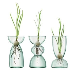 LSA英国进口Canopy花瓶轻奢现代北欧创意玻璃花瓶客厅水培插花器