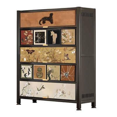 钢制中古风入户门口鞋柜家用玄关