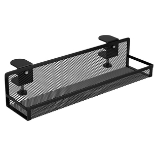 桌下理线器免打孔插排固定器路由器数据线收纳电脑线支架走线神器