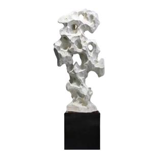 新中式大型树脂太湖石摆件传统文房观赏石客厅玄关酒店禅意装饰品