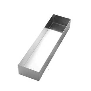 不锈钢提拉米苏盒子模具带刻度 带盖蛋糕托盘 长方形商用烘焙工具