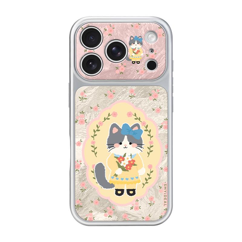 磁吸手机壳适用苹果17保护套iphone17Promax全包16Pro镜头15小众带手链高级感14不撞款13碎花猫防摔外壳爆款