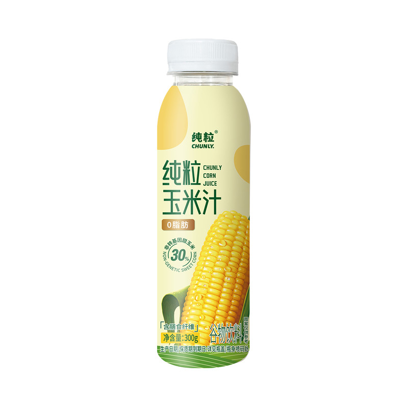 【天猫U先】纯粒玉米汁0脂超市同款干净配料甜玉米汁五谷杂粮粗粮