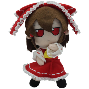 东方project 周边布偶公仔娃娃毛绒玩具博丽灵梦fumo PVC骨骼Ver.