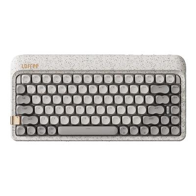 洛斐水磨石机械键盘84键套装