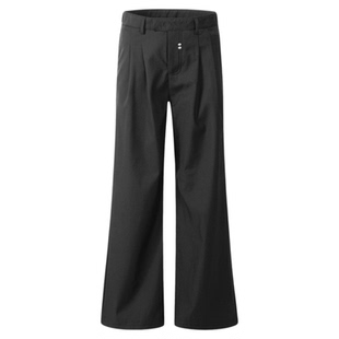 Tobefly【视频同款】阔腿西裤休闲裤阔腿裤垂感休闲西裤CK6619