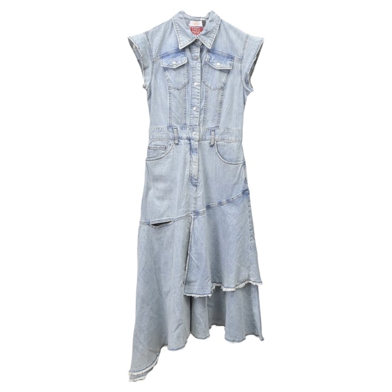 ABLEJEANS裙解构风牛仔连身裙
