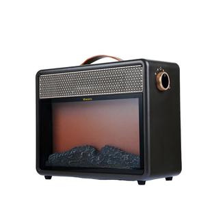 日本morita森田仿真火焰电暖器家用壁炉式电暖气速热暖风机取暖器