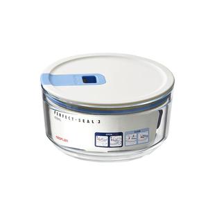 Neoflam佑福来玻璃保鲜盒圆形饭盒微波炉加热带饭餐盒水果便当盒