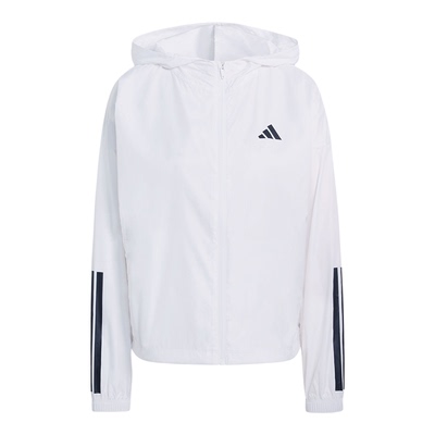 Adidas/阿迪达斯正品HYG WINDY女士运动宽松连帽经典夹克KC7655