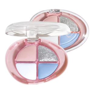 戈戈舞掌中之物四色眼影盘哑光烟熏偏光便携大地色小眼影日常淡妆