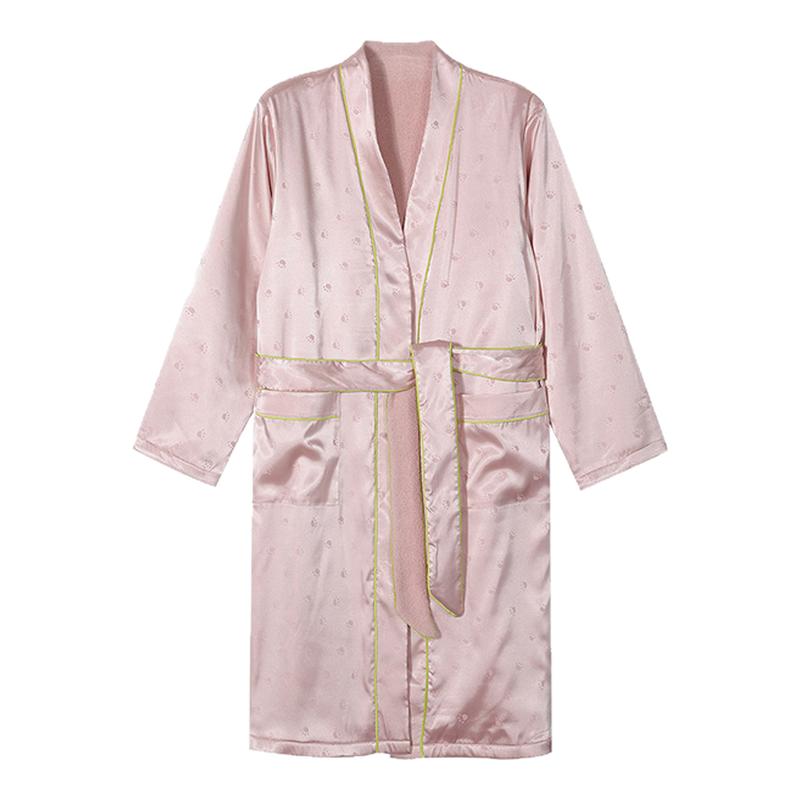 外穿冬款家居服睡袍正品安莉芳女