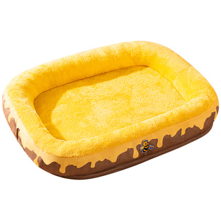 狗窝小型犬冬加厚四季通用可拆洗小狗狗窝比熊半封闭宠物保暖睡垫