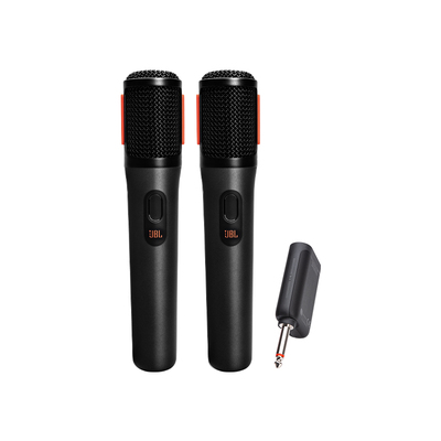 JBL PartyBox Wireless Mic无线双麦克风家用KTV派对专业话筒1拖2