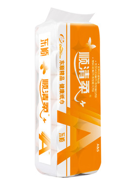 顺清柔3kg2提家用无芯卷纸实惠装