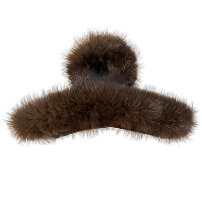 高级感毛绒抓夹超大号后脑勺