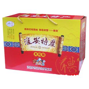 淮安特产大礼包皮肚蒲菜茶馓鸡糕捆蹄狮子头平桥豆腐年货套餐A