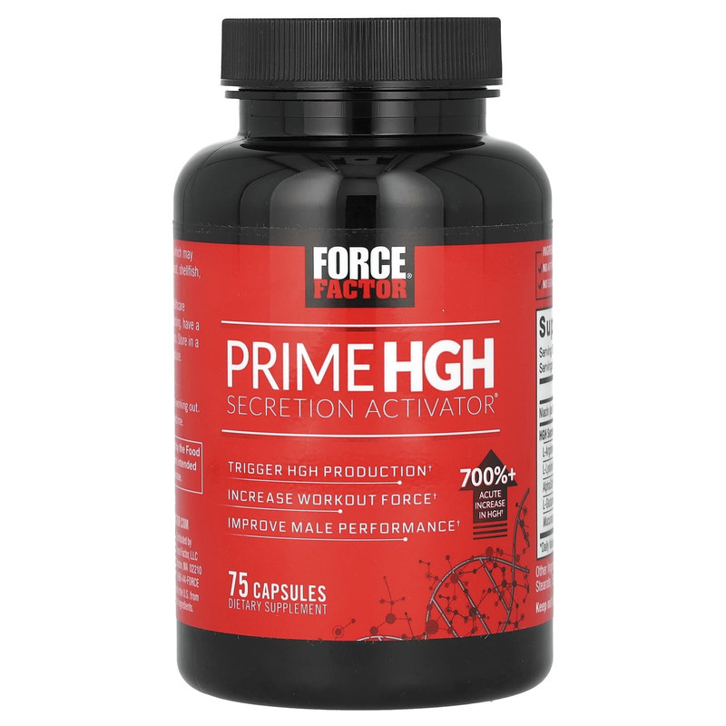 Force FactorHGH分泌启动剂提升锻炼力量充沛精力强健体魄L精氨酸