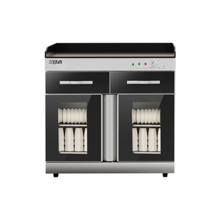 商用消毒柜平面层架大理石酒店包厢火锅店饭店多功能配餐备餐保洁