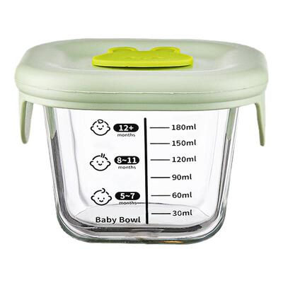 弘珠婴儿辅食碗玻璃可蒸煮蛋羹碗