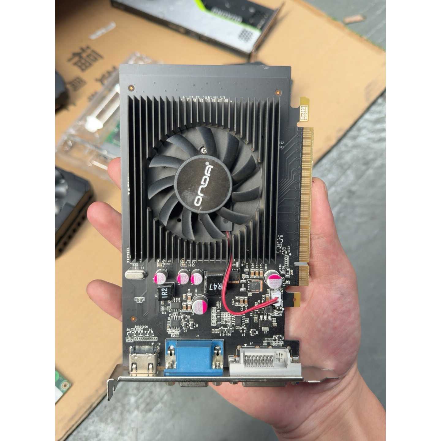 昂达GT730K典范4GD3显卡。