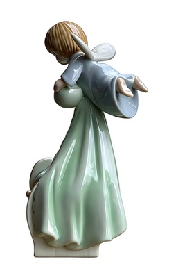 雅致陶瓷守护天使西班牙工艺礼品