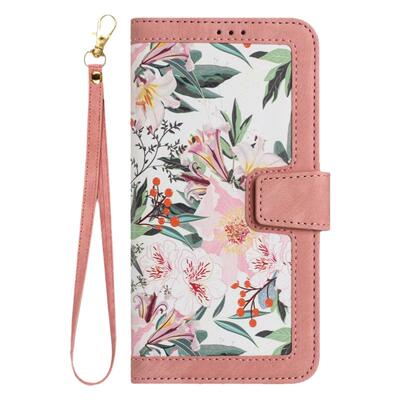 适用iPhone17 air/14plus/13pro/11/12/15promax小清新印花苹果16e翻盖手机壳XR/XS插卡皮套678电话套se2/se3