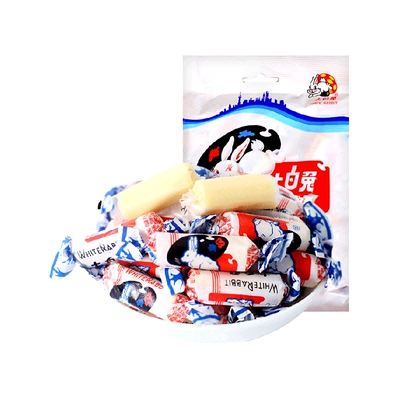 包邮大白兔原味奶糖227g零食喜糖