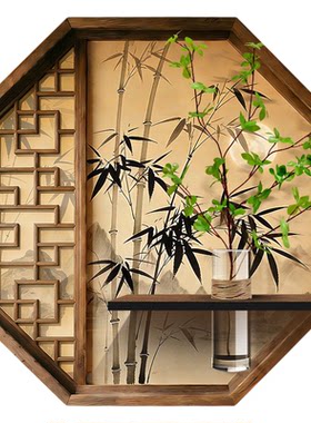 宋代美学茶室绿植灯画