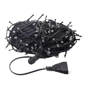 led灯串黑线闪泡彩灯户外防雨满天星灯串圣诞节日亮化公母接串灯