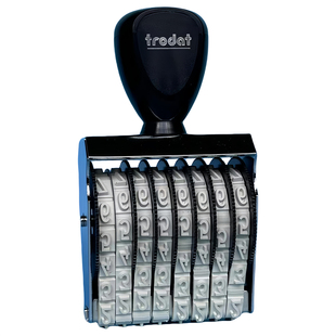 数字号码印章打码机转轮章手动打码器号码印章数字印章生产日期印章档案编号批号章0-9滚轮章打码印章数字章