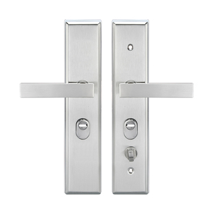 拉丝不锈钢拉手大门防盗门把手加厚防盗锁门锁执手1.2mm厂家直销