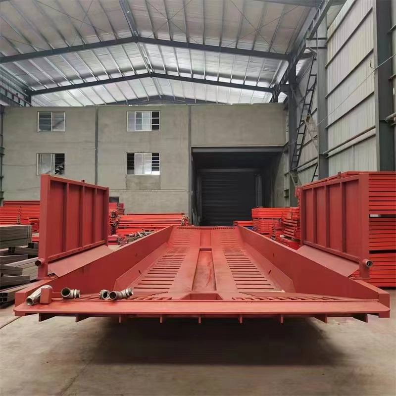 建筑工地洗车槽车辆轮胎底盘洗车槽12成品16移动设备米清洗钢制米