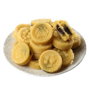 手工绿豆糕豆沙馅潮汕特产端午节老式下午茶甜点冰糕传统糕点零食