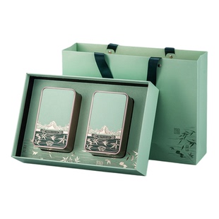 新款茶叶包装盒空礼盒竹叶青都匀毛尖明前龙井半斤装绿茶礼盒空盒