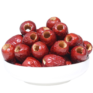 新疆兵团无核红枣去核灰枣阿胶奶枣泡茶豆浆专用空心免洗零食红枣