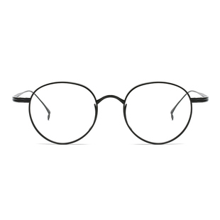 余文乐同款万年龟KMN113眼镜框男 超轻纯钛椭圆形宽边高度数眼镜