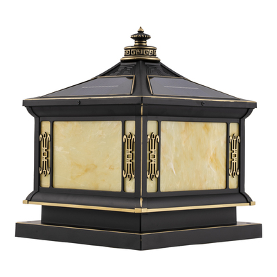 八仙阁太阳能柱头灯户外庭院灯