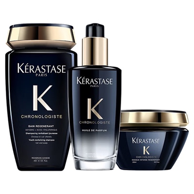 新卡诗黑钻钥源多效修护套装洗发水修护受损柔顺闪亮闪耀亮泽