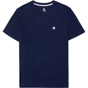 乐卡克法国公鸡夏季男款透气纯棉运动短袖印花休闲T恤