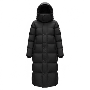 鸭鸭羽绒服女款2025年冬季加厚长款过膝高端鹅绒男保暖外套防寒服