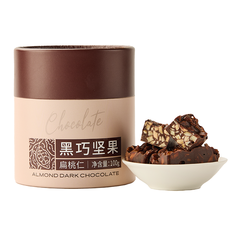 美味壹客扁桃仁黑巧坚果