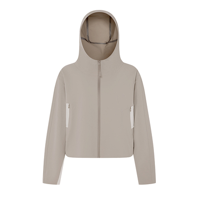 连帽运动休闲廓形户外健身外套