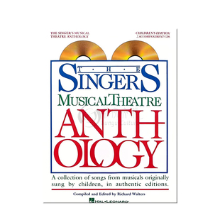 歌手音乐剧选集 儿童版 仅CD 不含乐谱 海伦德原版进口 Singers Musical Theatre Anthology Childrens Edition HL00159520