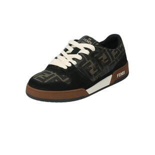 【自营】FENDI男士厚底Match系带休闲运动鞋板鞋男鞋 7E1688 AQ6I