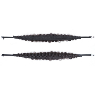 鱼骨麻花辫假发发箍高颅顶宽边遮发缝发饰2026新款磁吸魔术贴头箍