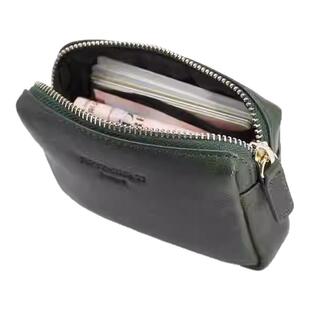 日韩真皮质感零钱包女手工拉链皮革立体硬币包卡包收纳包小钱包男