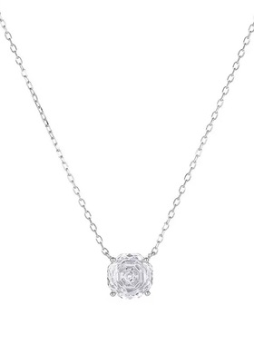 露思同款百搭S925纯银项链链耳钉